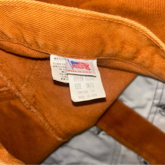 Vintage Rockies Rocky Mountain Clothing Co. High Waist Sz 30 11/12X34Rust Brown - Picture 9 of 11